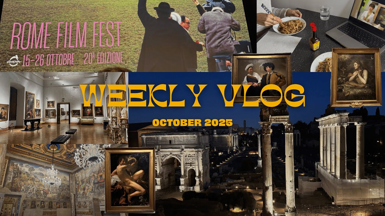 Andiamo alla Festa del Cinema e ai Musei Capitolini!! | WEEKLY VLOG 23