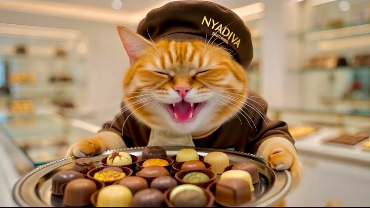 ホワイトデーで大忙し！チョコレート店でバイトのデブ猫に密着！