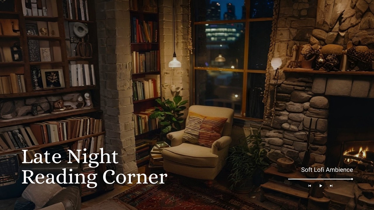 Late Night Reading Corner 📖 | Soft Lofi Ambience