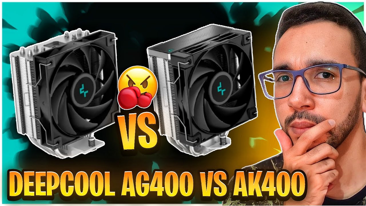 SURPREENDENTE! Air Cooler AG400 VS AK400  R$ 130 VS R$ 150 - Comparativo com RYZEN 7 + Instalação