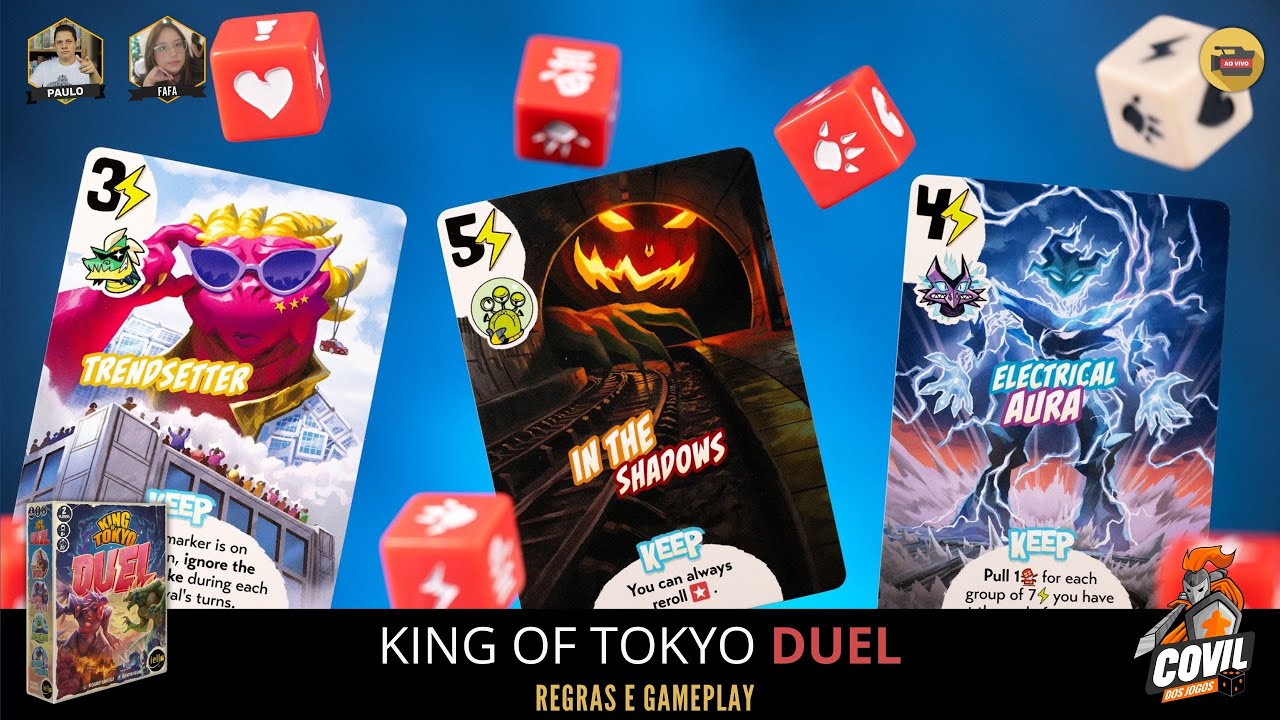 King of Tokyo Duel - Regras e Gameplay