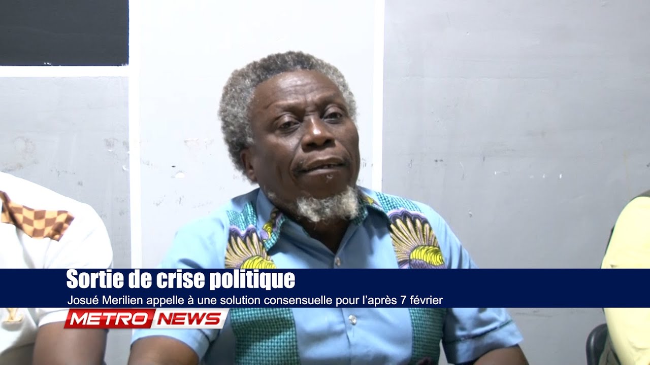 Sortie de crise politique | Josué Merilien appelle à une solution consensuelle pour l’après 7février