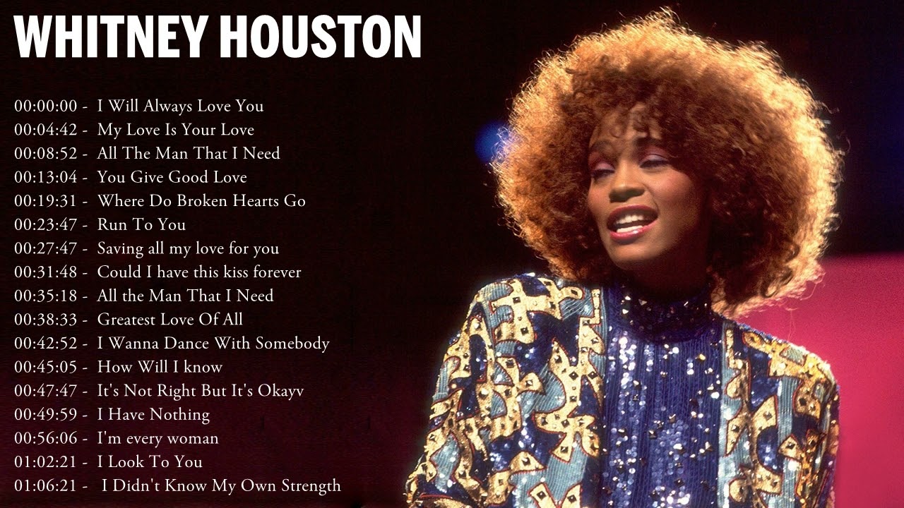 Whitney Houston Greatest Hits Full Album - Whitney Houston 20 Biggest Songs Of All Time