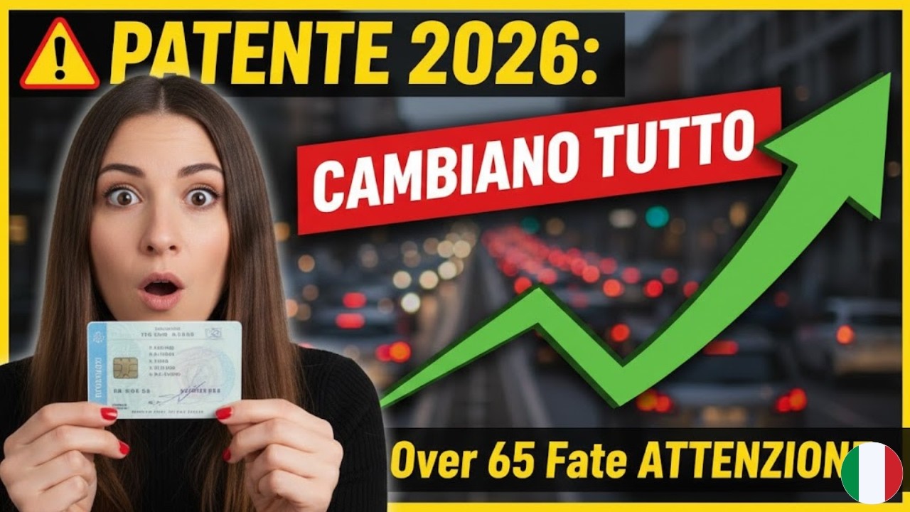 ⚠️ PATENTE 2026: Nuove Regole da Marzo CAMBIANO TUTTO | Over 65 Fate ATTENZIONE