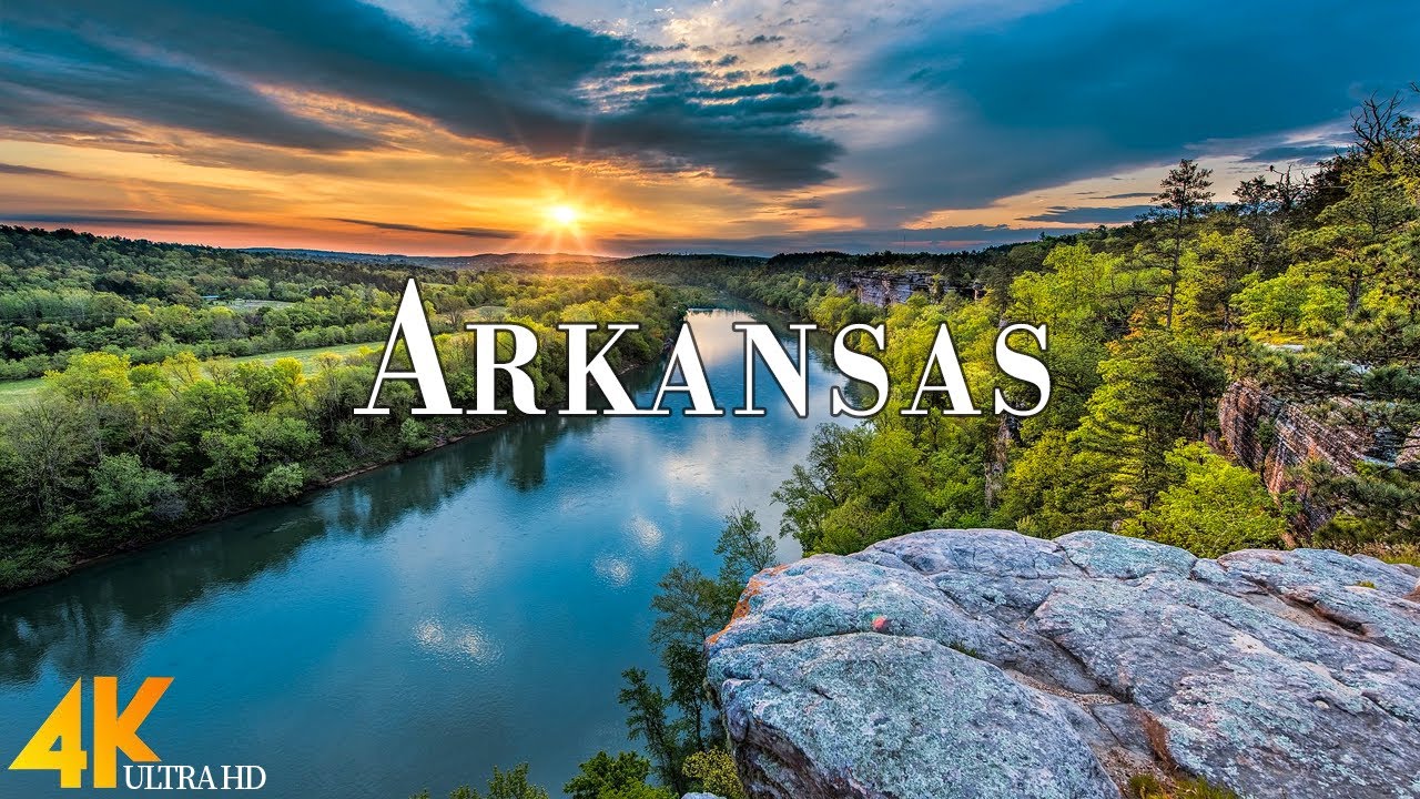 Arkansas 4K Ultra HD • Stunning Footage Arkansas, Scenic Relaxation Film with Calming Music.