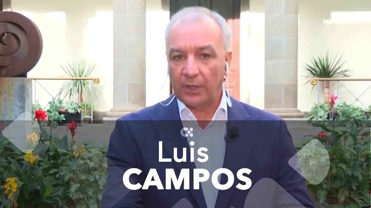 Luis Campos, portavoz del grupo parlamentario de Nueva Canarias-Bloque Canarista