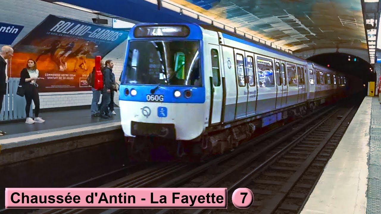 Шоссе д’Антен — Ла Файет | линия 7 : Парижский метрополитен ( RATP MF77 )
