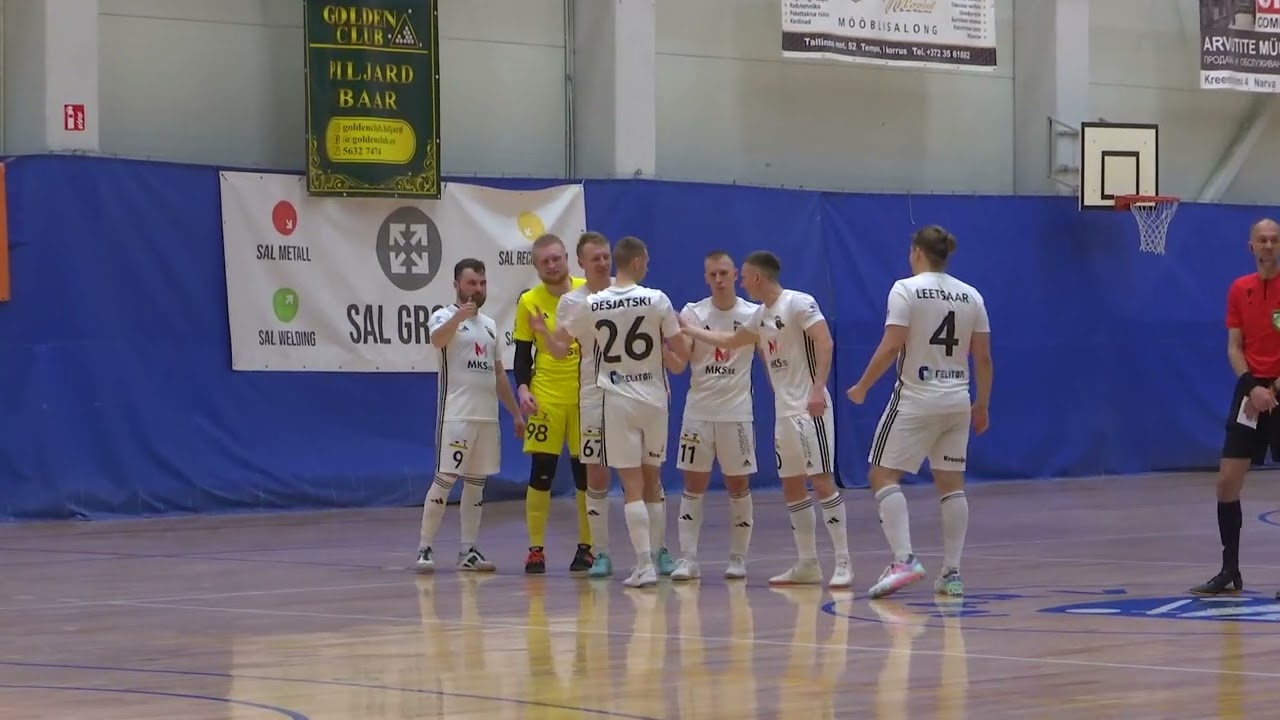 Narva United FC - Tartu Ravens Futsal penaltiseeria, 05.04.2025, Narva