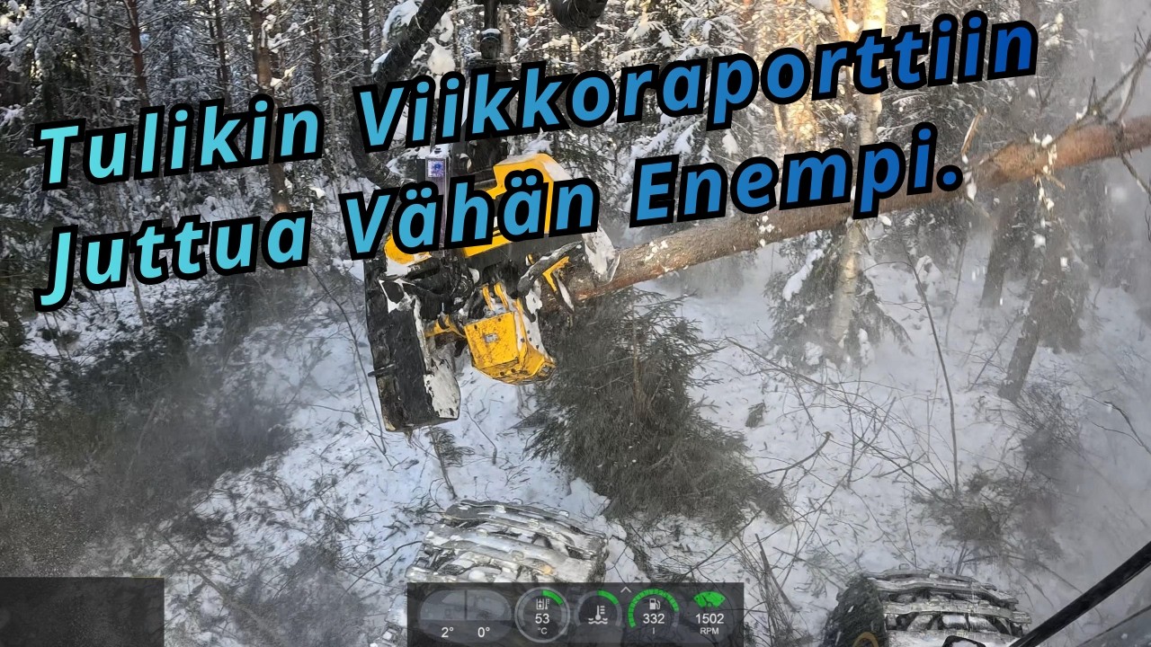 Perjantaille Pieni Kuvio Josta Raivaus on Jäänyt Tekemättä. VR28 Ponsse Scorpion K AC New H7 -25