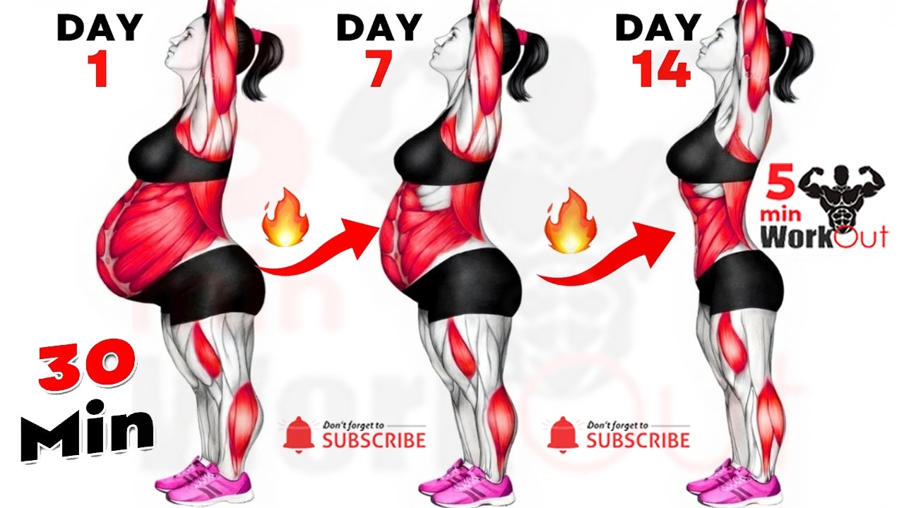 Burn Belly Fat & Slim Waist Fast with Standing Abs🔥30-Min Workout to Get Flat Tummy