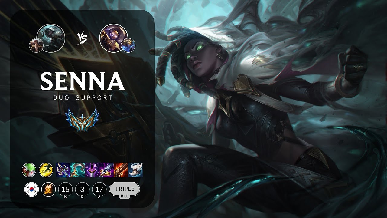 Senna Support vs Blitzcrank - KR Challenger Patch 13.24