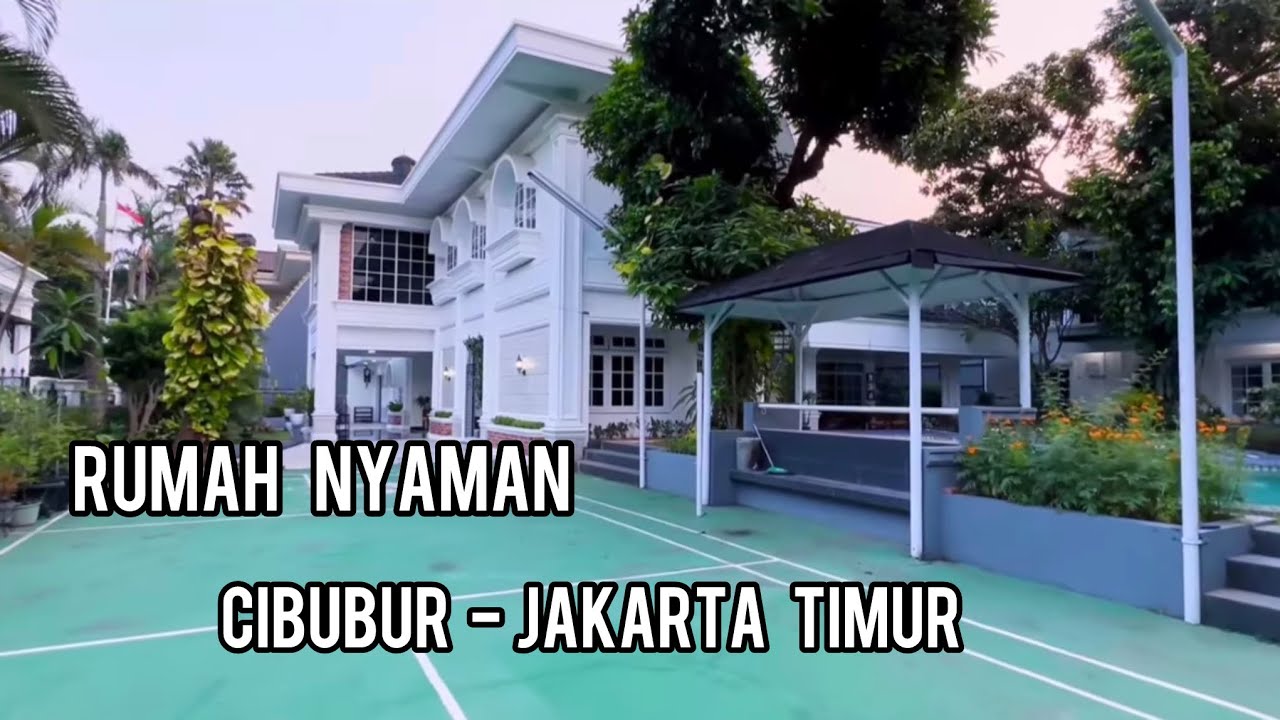 RUMAH DIJUAL DI CIBUBUR JAKARTA TIMUR, BARU RENOVASI, ADA KOLAM RENANG, NYAMAN BANGET