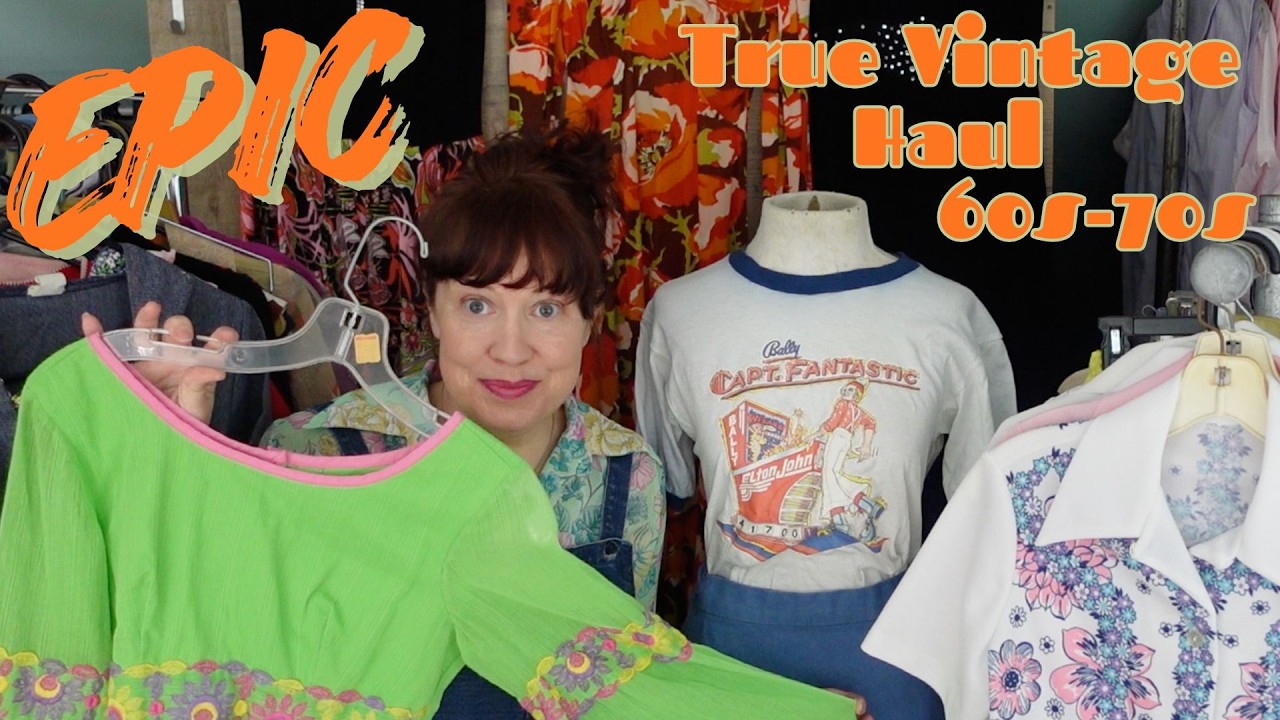 Epic True Vintage 60's 70's Estate Haul #vintage #truevintage #vintagehaul #estate