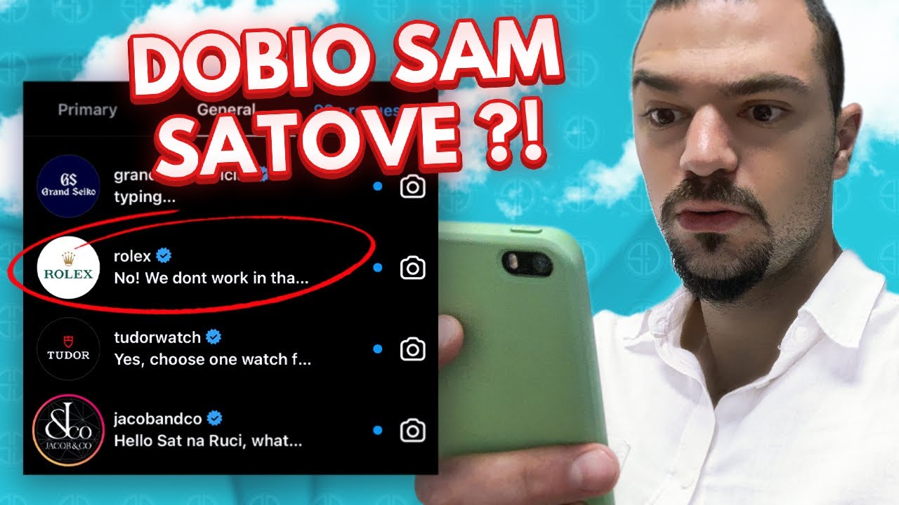 Tražio sam SATOVE OD ROLEXA, VACHERONA, SEIKO, HAMILTONA! OVO su njihovi ODGOVORI...