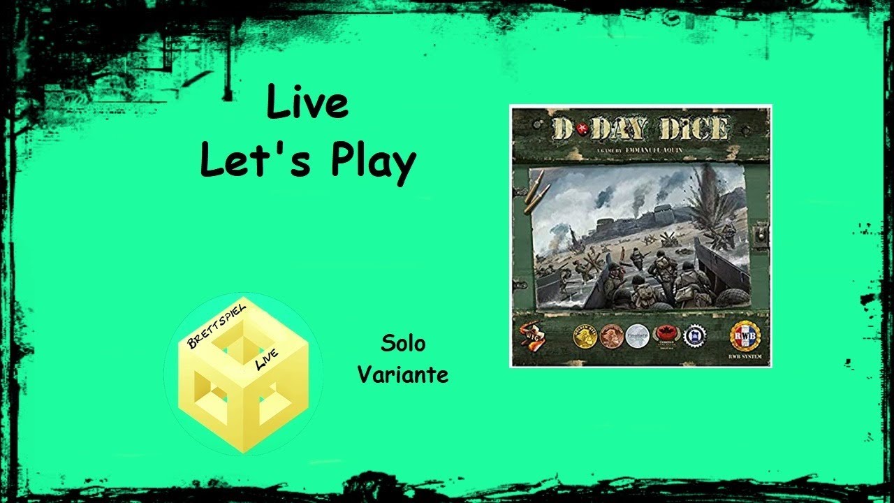🧨 D-Day Dice - [Brettspiel] [Live] [Let's Play] - Solo Variante 🧨