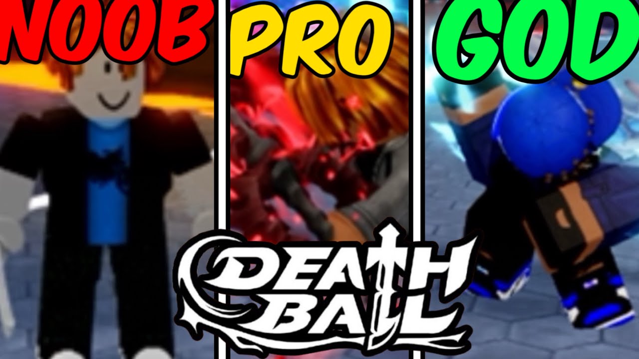 Noob vs Pro vs GOD in Death Ball