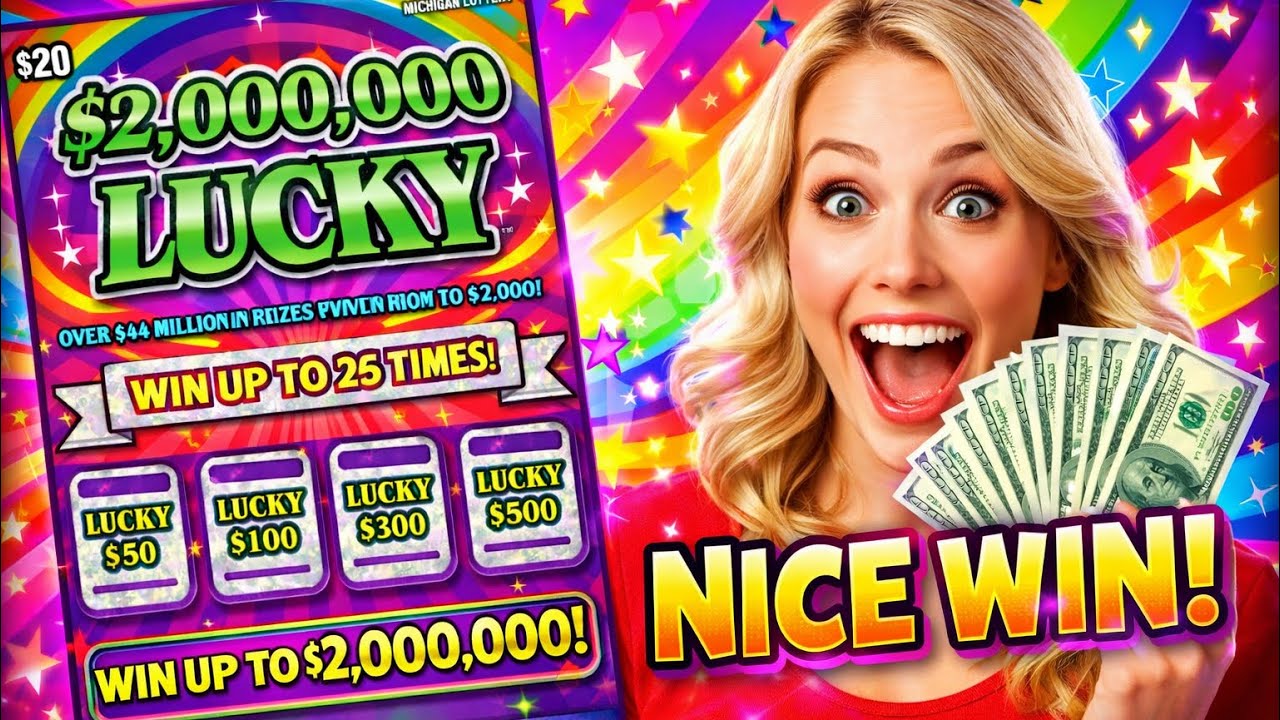 SCRATCHING for the $2 MILLION DOLLAR PRIZE!! 