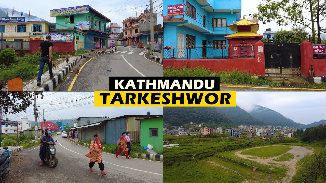 [4K🇳🇵] Kathmandu City Walk Morning - Virtual Walking Tour around TARKESHWOR - JULY 2022