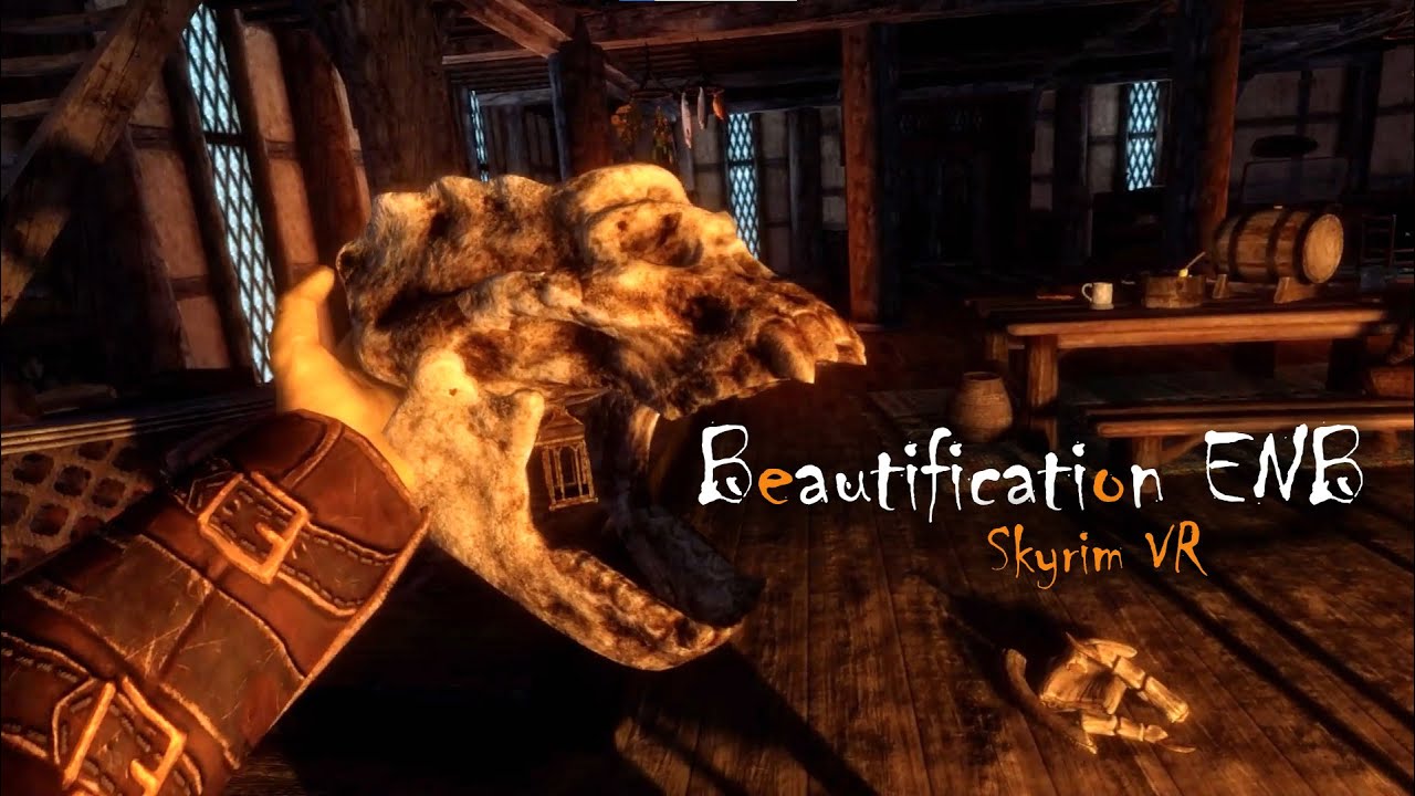 Let's play SkyrimVR - Beautification ENB + Over 500 mods