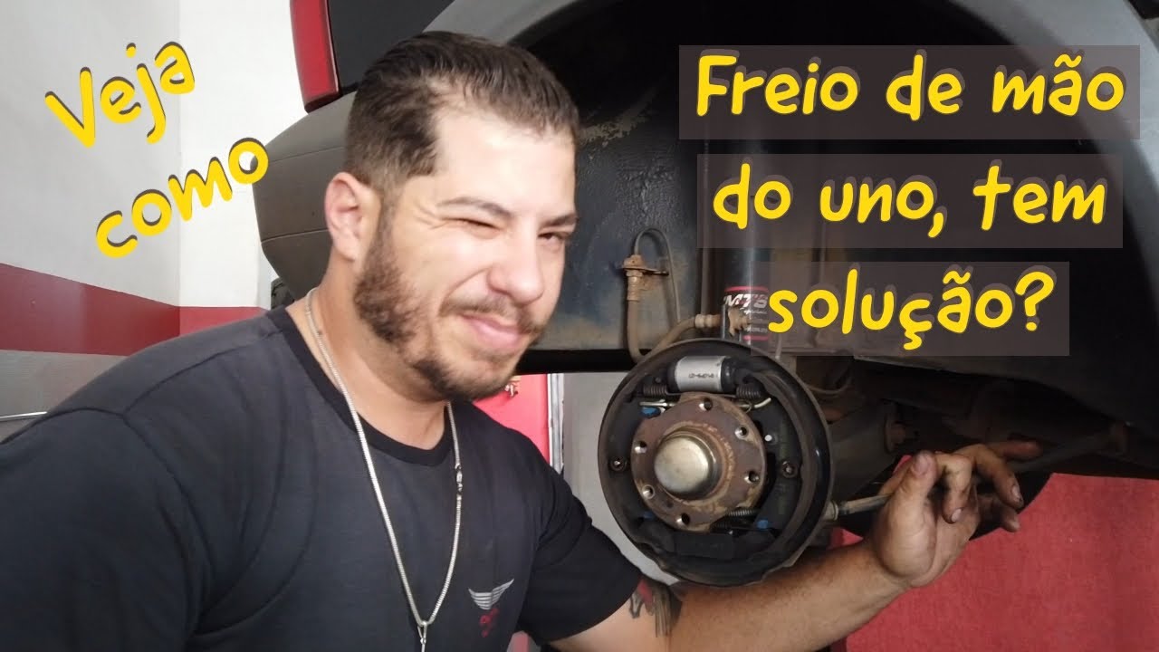 resolvemos o problema de freio de mão do uno, que nunca funcionou.
