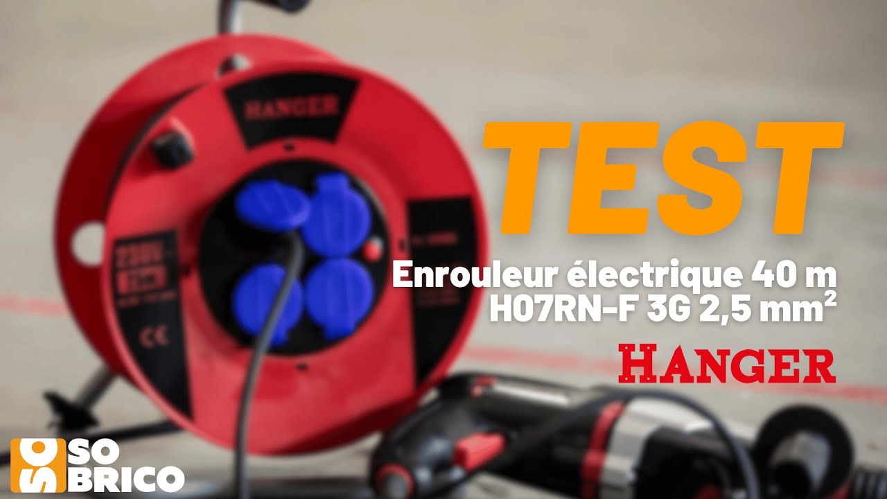 Découvrez l'Enrouleur électrique 40m HANGER - SOBRICO 🔥