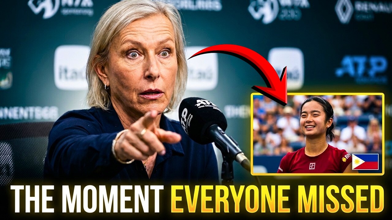 Martina Navratilova Can't Believe What Alex Eala Just Did On Centre Court – 24 Hours That Stunned