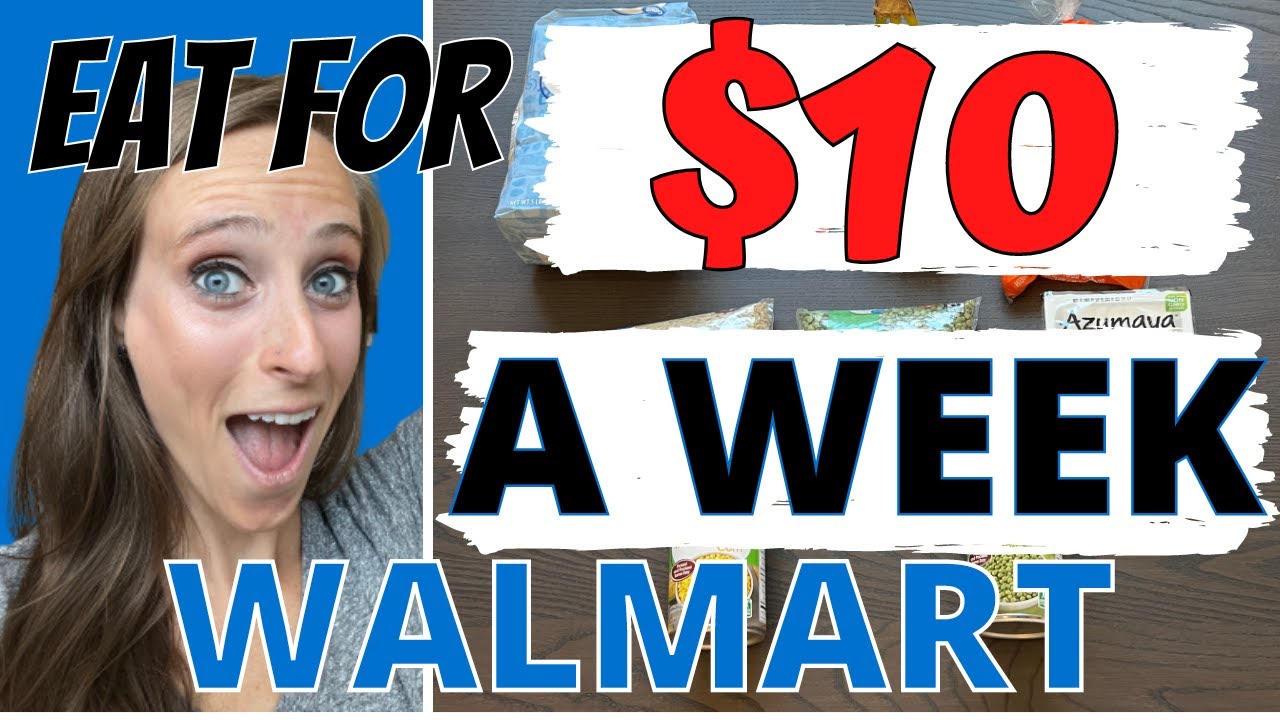 $10 A WEEK GROCERIES 2022: EASY PREP AHEAD MEAL PLAN W/LEFTOVERS! EXTREME GROCERY BUDGET CHALLENGE