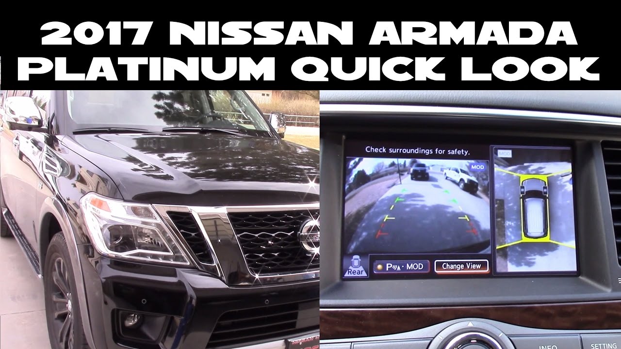 2017 Nissan Armada Platinum quick view and cool features