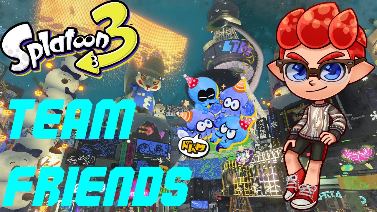 Splatoon 3 FROSTYFEST REMATCH w/@SnowJellyInkling and @Artceps! Team Friends FTW! Day 2