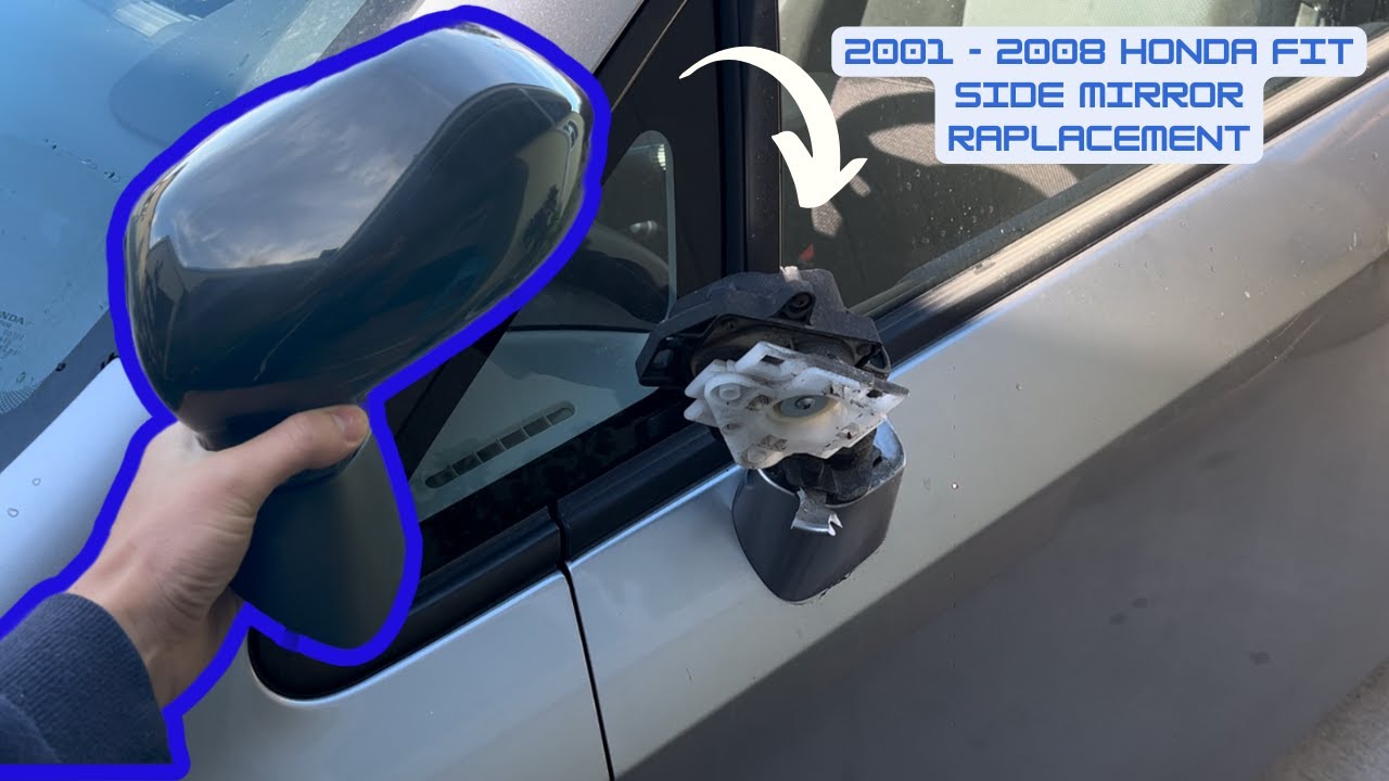 Замена бокового зеркала Honda Fit 2001 - 2008