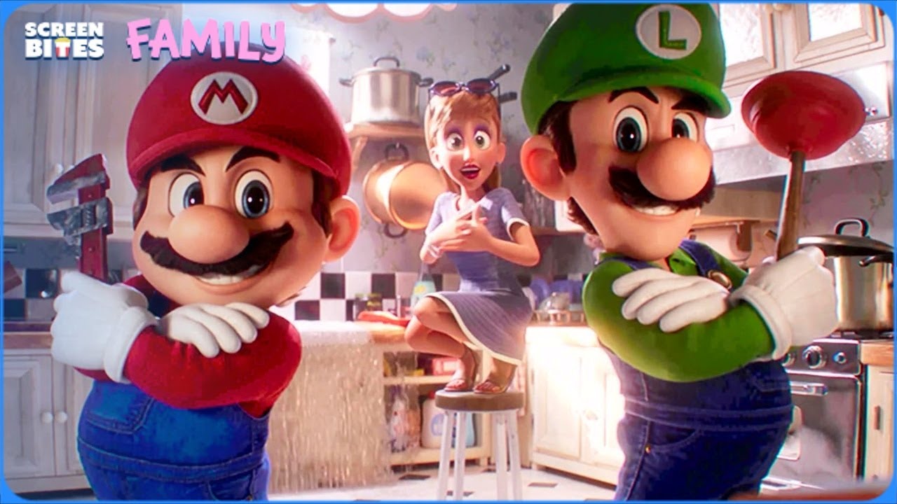 Mario and Luigi's Heartfelt Moments | The Super Mario Bros. Movie (2023) | Screen Bites Family
