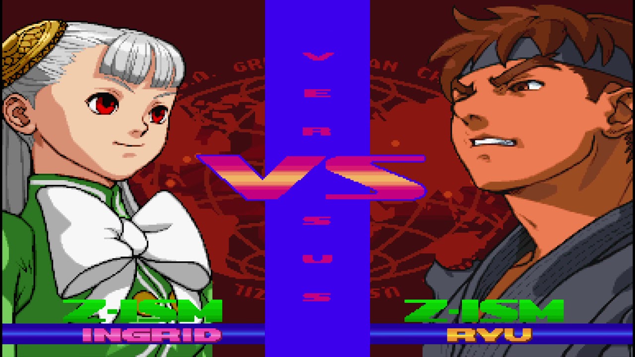 ストリートファイターゼロ３ダブルアッパー １コインクリア（イングリッド）４Ｋ / Street Fighter Zero 3 Double Upper - 1CC (Ingrid) - 4K