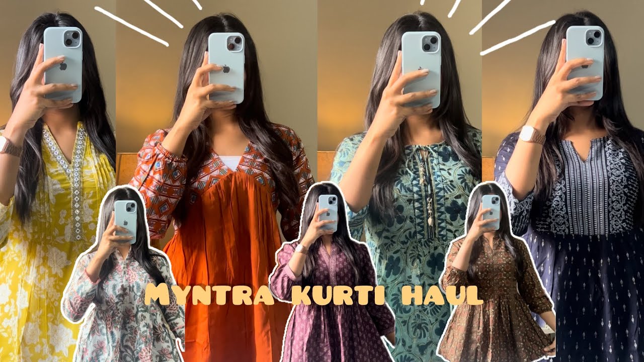 *HUGE* MYNTRA KURTI HAUL part-2😍|| 16 MUST HAVE KURTIS🎀|| SUMMER CLOTHES TRY ON HAUL💕