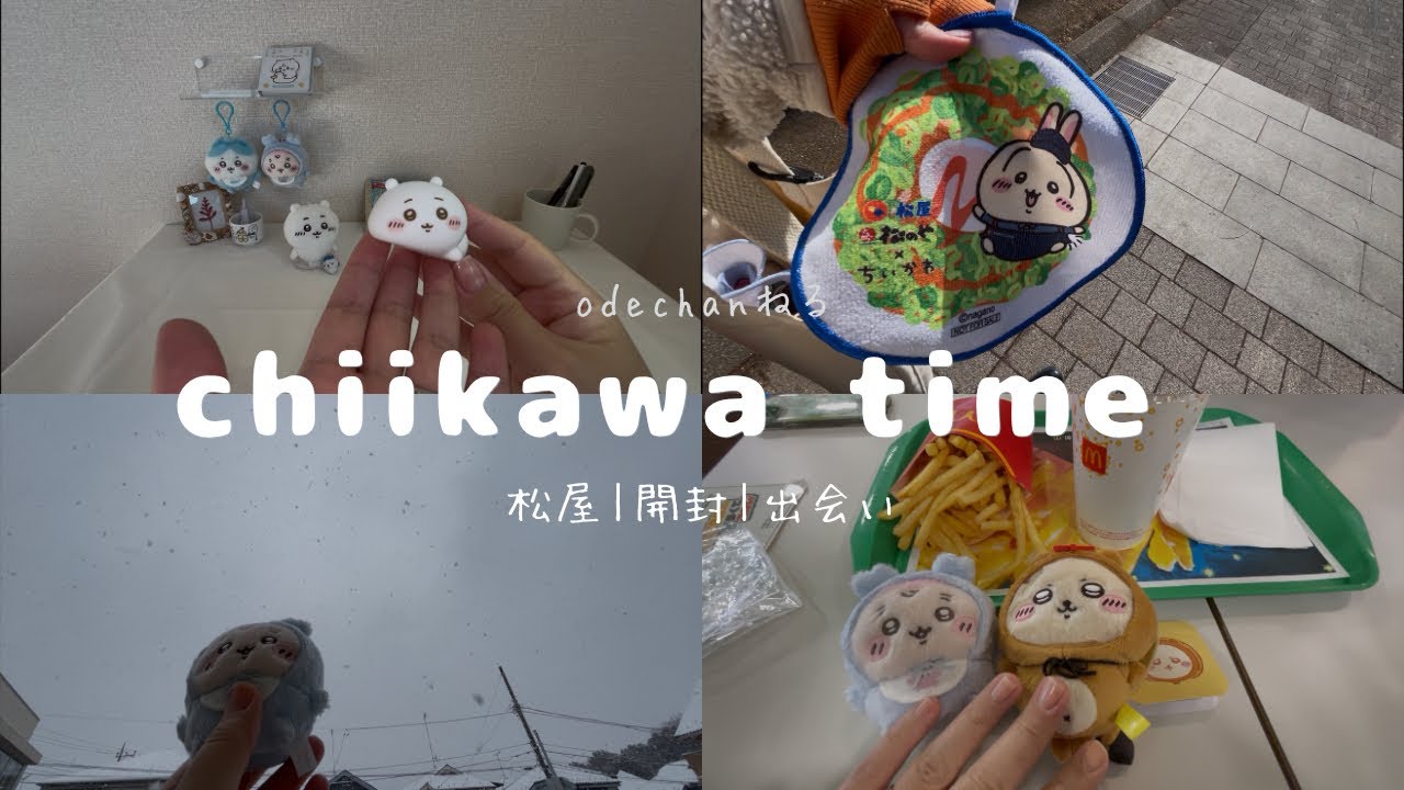 ciikawa taime＃02｜松屋コラボ｜購入品紹介｜たぬきだもん