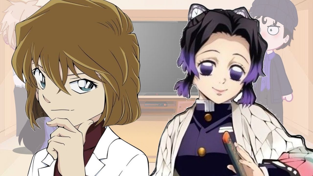Detective conan reaction Haibara as Shinobu ||Part 1/1|| #gachaclub #detectiveconan #kimetsunoyaiba