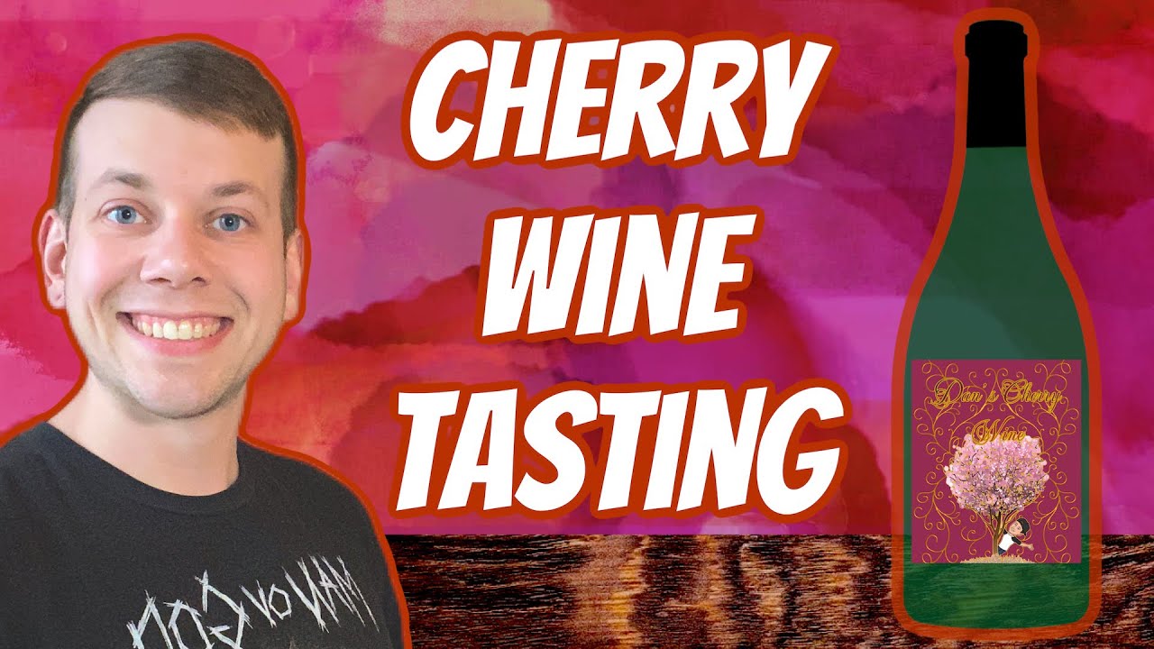 Tasting My Home Made Cherry Wine #winemaking #homebrew