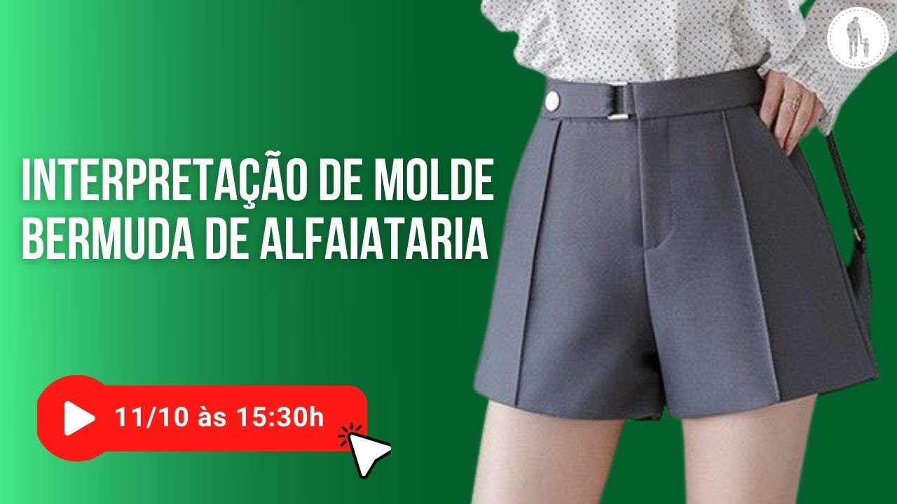Como fazer Molde de Bermuda de Alfaiataria
