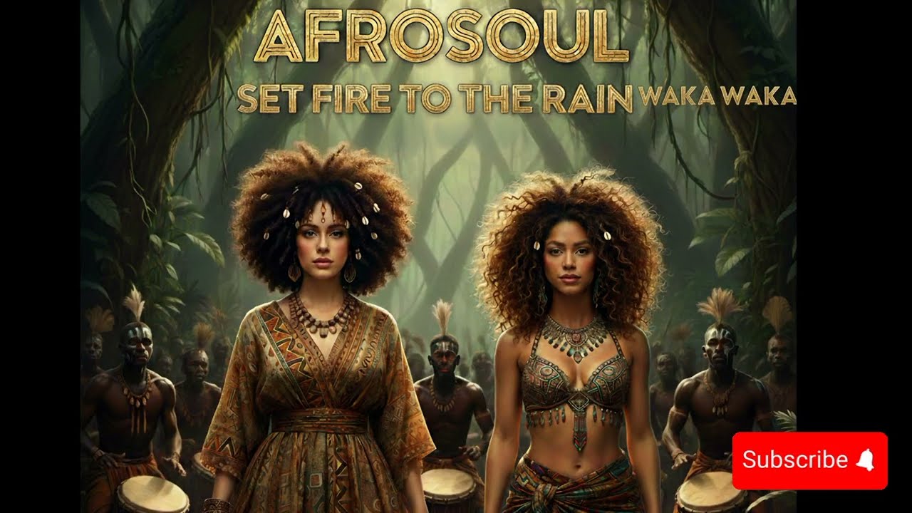 Mash up set fire to the rain and Waka Waka - Shakira ft Adel | Afro soul cover 