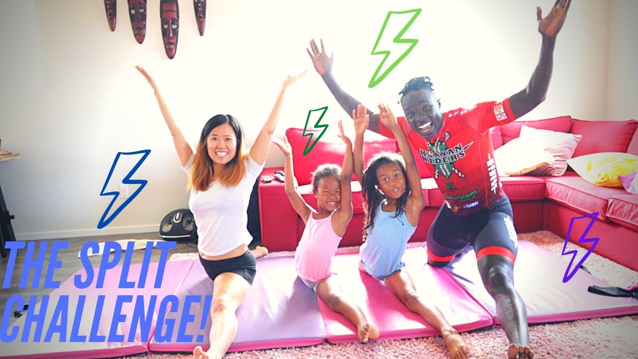 Family SPLITS CHALLENGE 👨‍👩‍👧‍👧  🤸🏾‍♀️