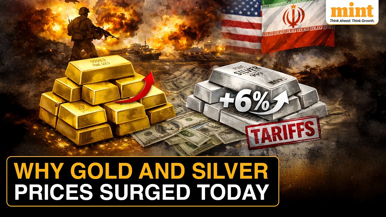 Gold Price Hits ₹1.60 Lakh, Silver Jumps 6% Amid US-Iran Tensions, Weak Dollar, Tariff Uncertainty