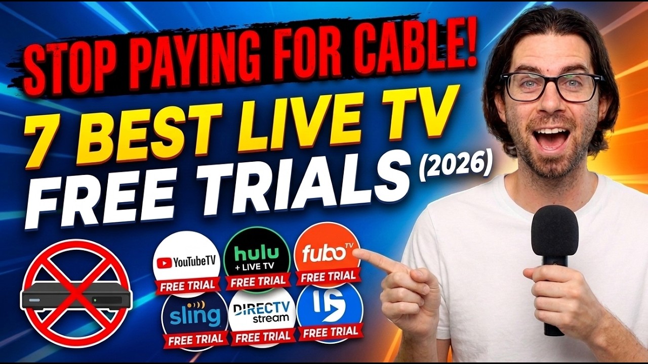 Протестировал ВСЕ бесплатные пробные версии кабельного ТВ в 2026 году (YouTube TV, Spectrum и дру...