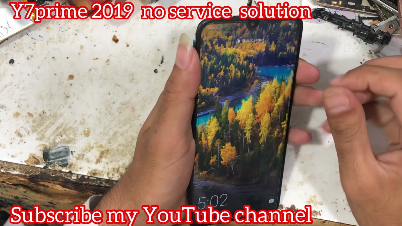 Y7 prime 2019 no service solution// y7prime 2019 service solution