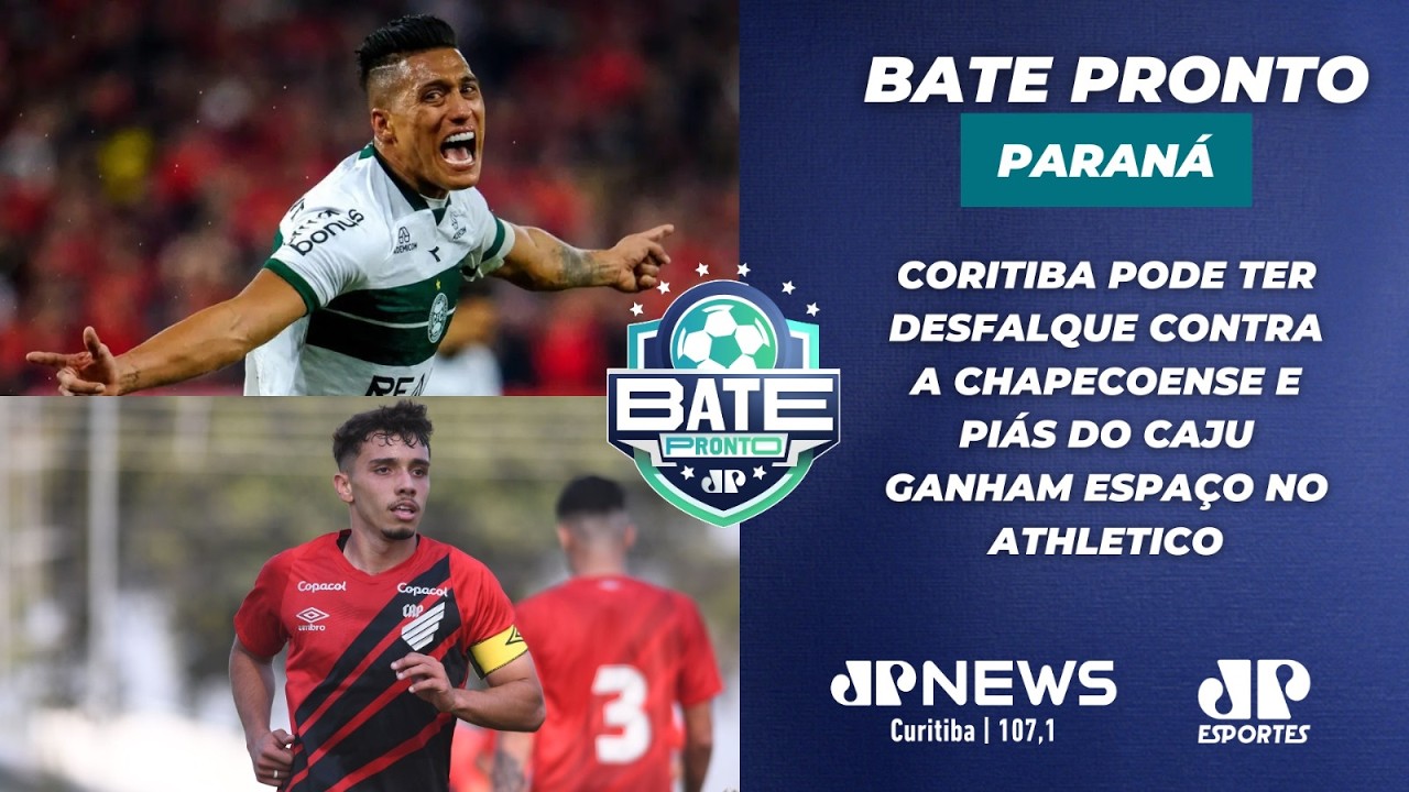 BATE PRONTO PARANÁ #AOVIVO | 10/02/26 CORITIBA PODE TER DESFALQUE E JOVENS TEM CHANCE NO ATHLETICO