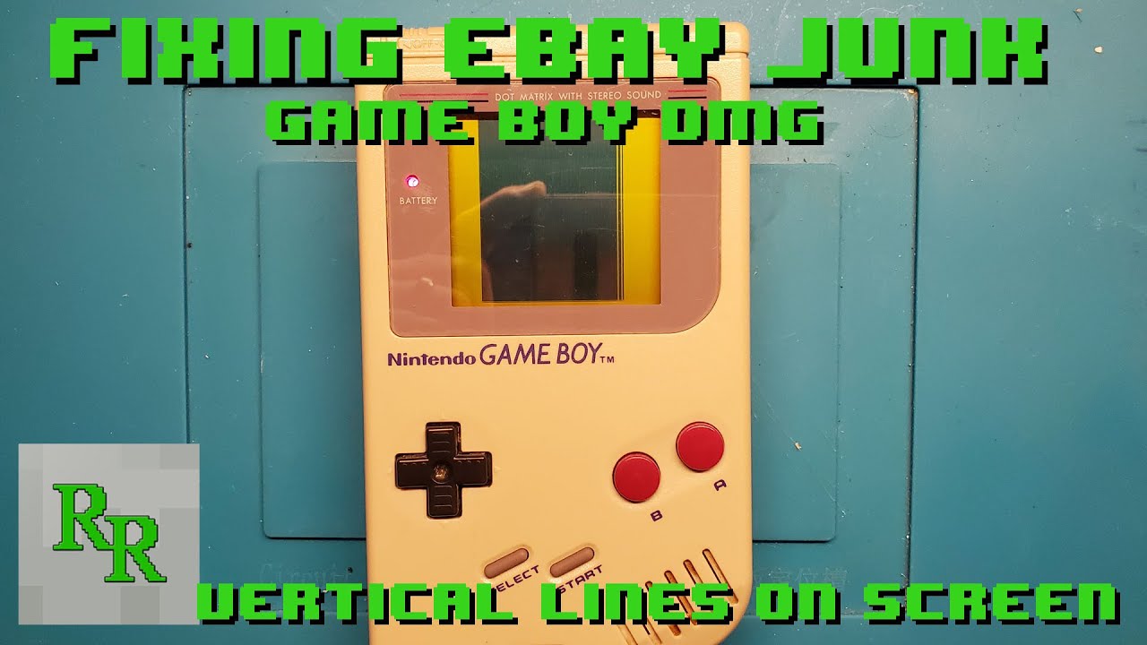 Game Boy Vertical Lines on Screen - EASY FIX - Fixing Ebay Junk