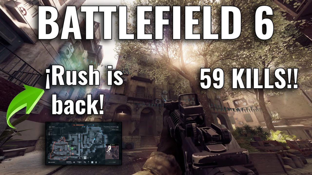 BATTLEFIELD 6 - RUSH GAMEPLAY - LE FALTA ALGO A RUSH...
