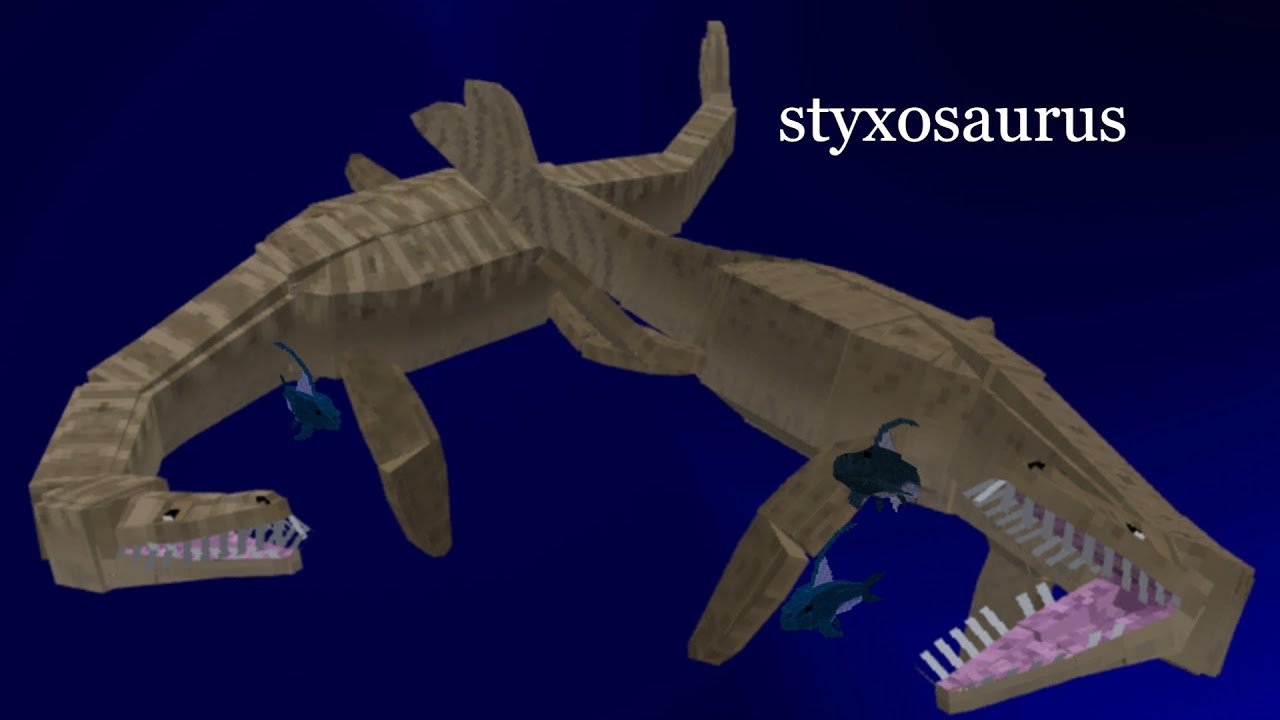 styxosaurus Model & Animation Showcase PREHISTORIC CREATURES ADDON