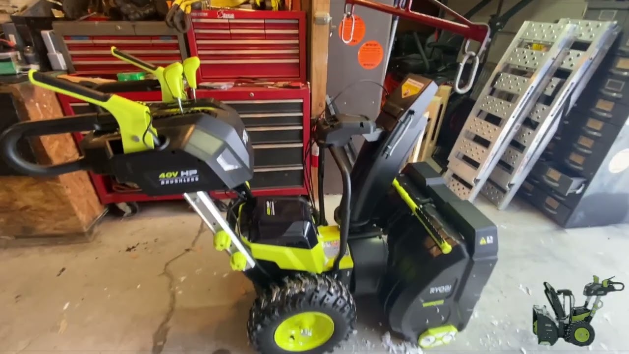 05 Mary’s Ryobi RY40807 40v 24” snow blower - Back to Home Depot!