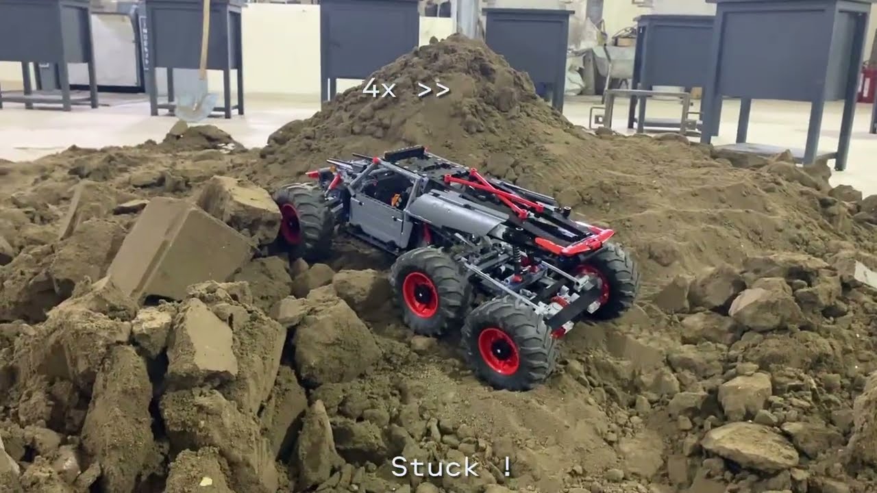 LEGO TECHNIC 6X6 BUG, ROUGH SAND TRIALS