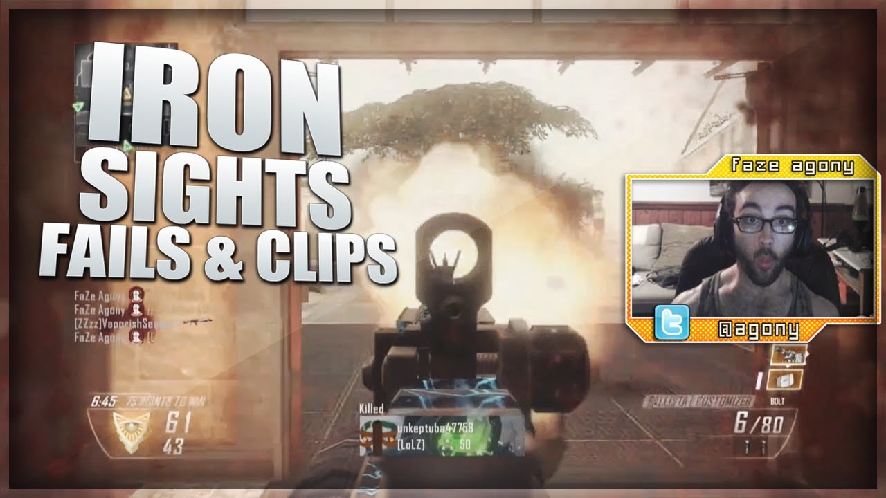 FaZe Agony: Omg, OMG!... Iron Sights (BO2 Clips & Fails)