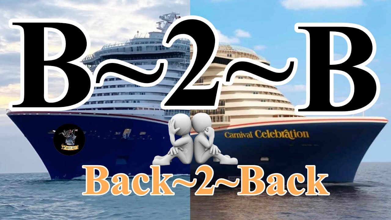Unbelievable Double Bliss Experience!  Back~to~Back on the Carnival Celebration! How does it Work?